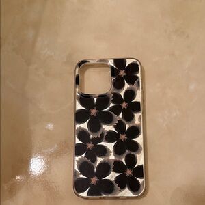 Floral Black Phone Case